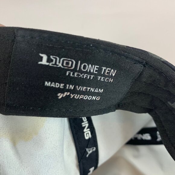 Ping Golf Navy Blue Green Floral Print Relaxed Fit Strapback Adjustable Hat - Picture 7 of 7